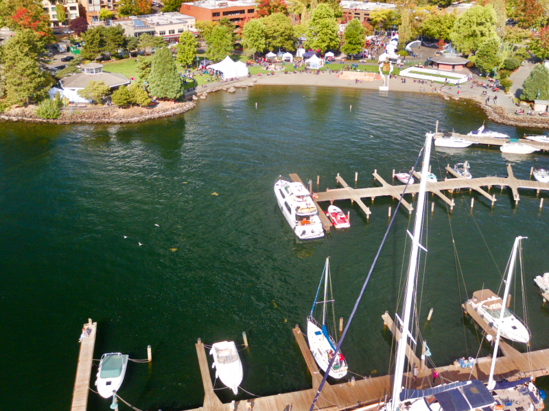 Marina Park in Kirkland, Washington Marina Park in Kirkland, Washington